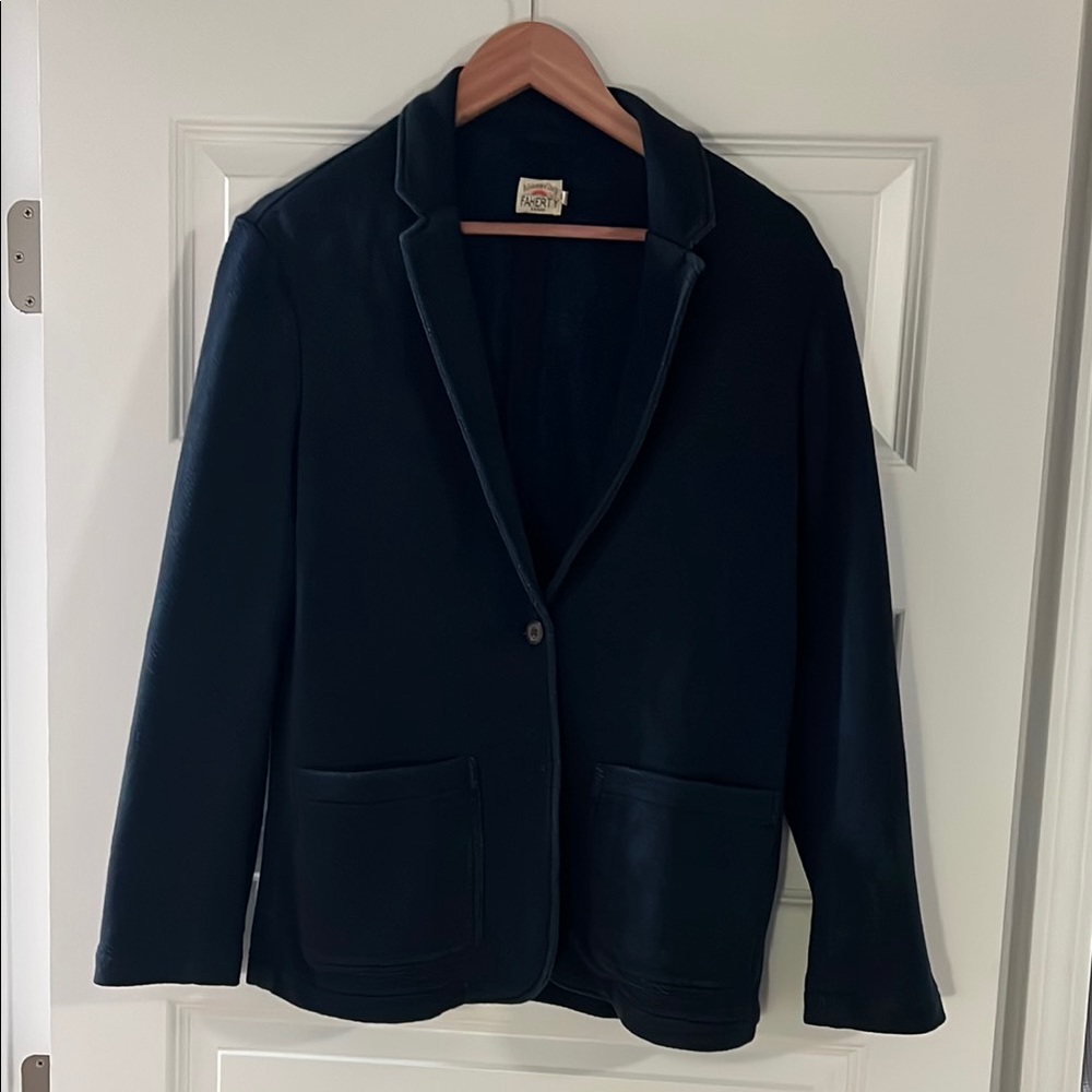 Faherty Navy Blazer